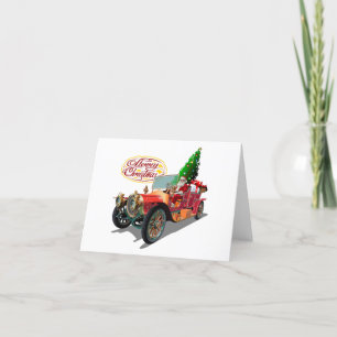 Carte De Remerciements Voiture de Noël