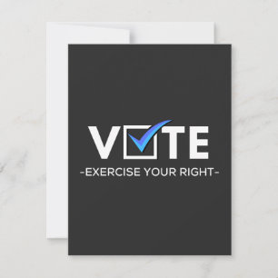 Carte De Remerciements Vote (It Matters)
