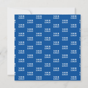 Carte De Remerciements Votre conception ou logo d'entreprise Motif de c