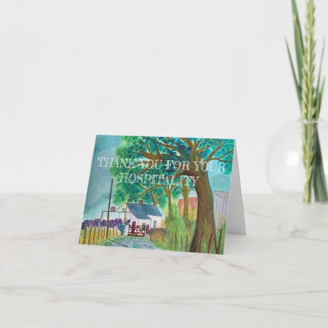 Carte De Remerciements Votre Générosité Irlandaise Signifie Tant De Chose (Devant)