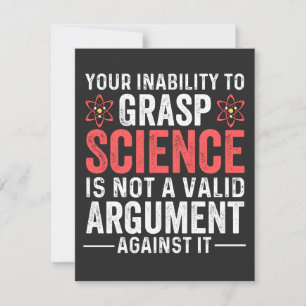Carte De Remerciements Votre Incapacité À Comprendre La Science