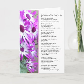 Carte De Remerciements Vous avez été un vrai ami pour moi...