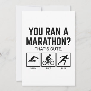 Carte De Remerciements Vous Avez Fait Un Marathon