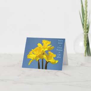 Carte De Remerciements Vous avez trouvé un grand but dans la vie quand...