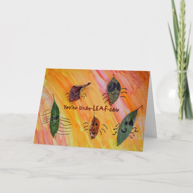 Carte De Remerciements Vous êtes incroyables - Dessins d'enfants pour le  (Devant)