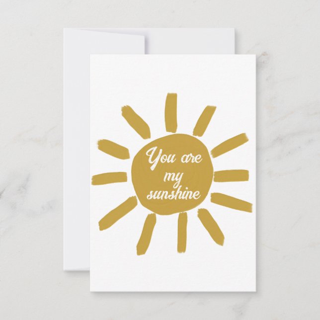 Carte De Remerciements Vous êtes mon affirmation positive et heureuse (Devant)