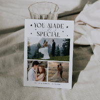 Vous l'avez rendu spécial Photo de mariage blanc