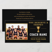 Vous méritez un entraîneur de trophée Photo
