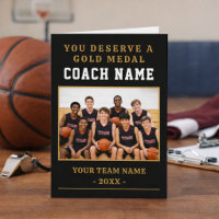 Vous méritez une médaille Entraîneur Photo Basketb