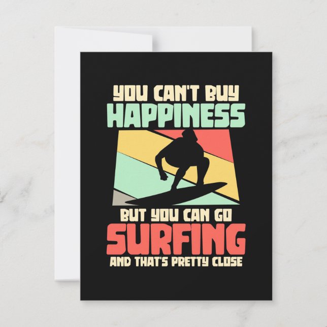 Carte De Remerciements Vous Pouvez Faire Du Surf (Devant)