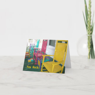 Carte De Remerciements Vous, Rock !