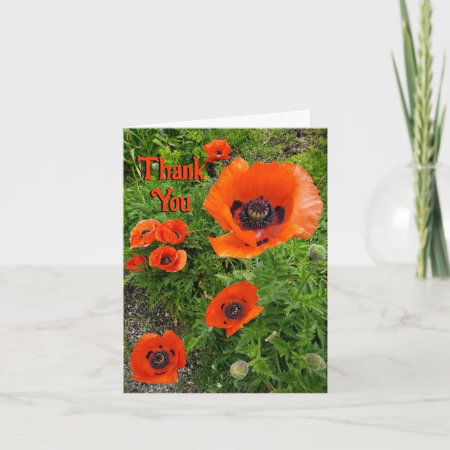 Carte De Remerciements Vous semez les graines de tant de joie (Devant)