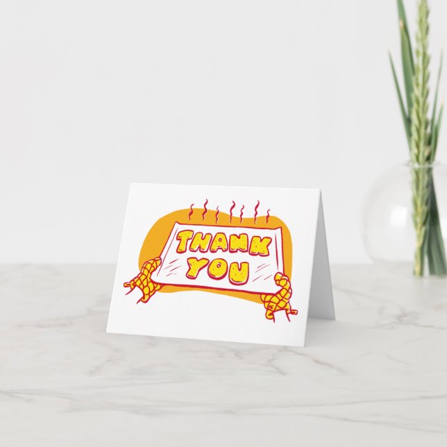 Carte De Remerciements Warm Cookies Thank You Note Card (Devant)