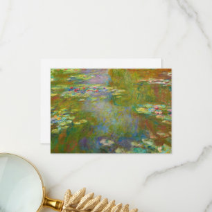 Carte De Remerciements Water Lily Pond par Claude Monet