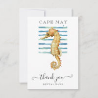 WATERCOLOR SEAHORSE, VILLE DE PLAGE, CAP