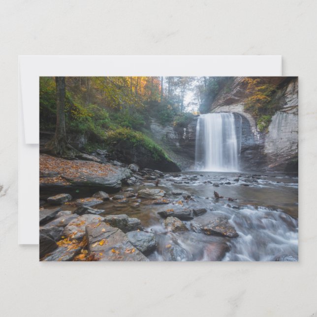 Carte De Remerciements Waterfalls | Looking Glass Waterfalls (Devant)