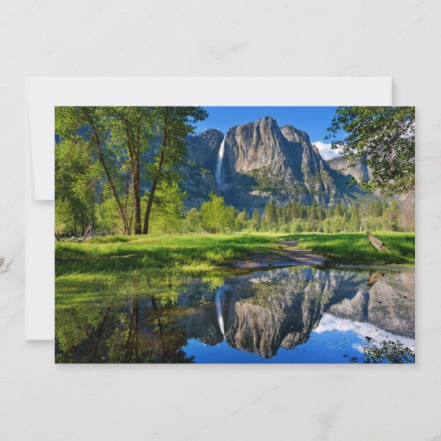 Carte De Remerciements Waterfalls | Yosemite Falls, California (Devant)