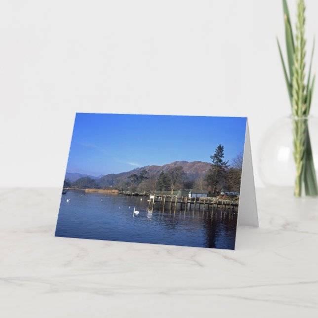 Carte De Remerciements Waterhead Windermere Angleterre (Devant)