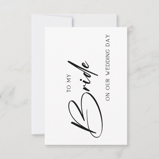 Carte De Remerciements Wedding Card for Your Bride or Groom  (Devant)