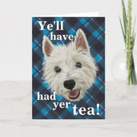 Westie petit. Le YE aura pris le thé de YER !