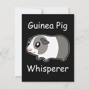 Carte De Remerciements Whisperer de porc de Guinée