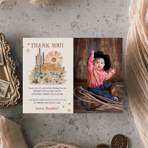 Carte De Remerciements Wild West Cowboy