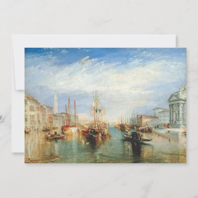 Carte De Remerciements William Turner - Venice Porch Madonna della Salute (Devant)