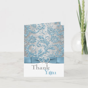 Carte De Remerciements Winter Wonderland PHOTO Thank You Note Card