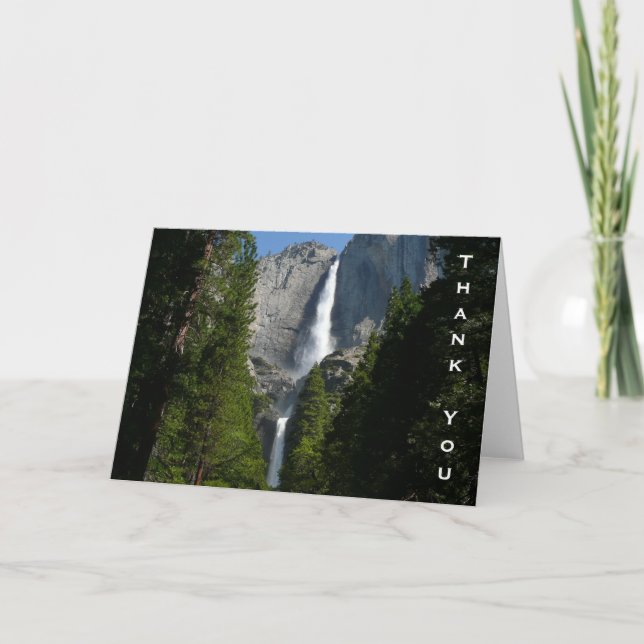 Carte De Remerciements Yosemite Falls II (Devant)