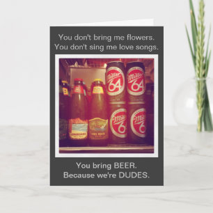 Carte De Remerciements You Bring Beer