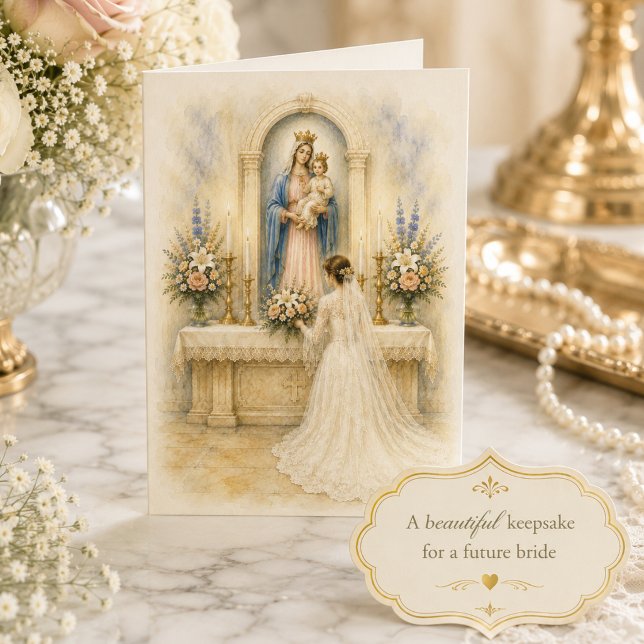 Carte de Remise de Cadeaux de Fiançailles Catholiq (Créateur téléchargé)