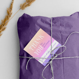 Carte de remise de Carré dégradé