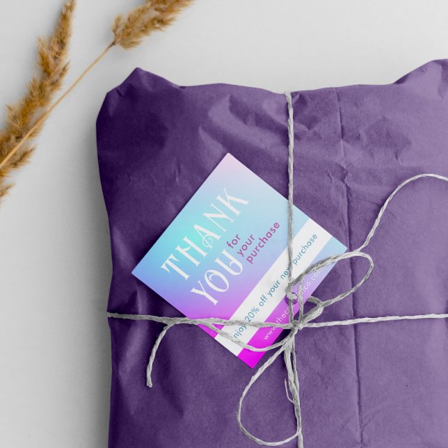 Carte de remise de Carré dégradé (Créateur téléchargé)