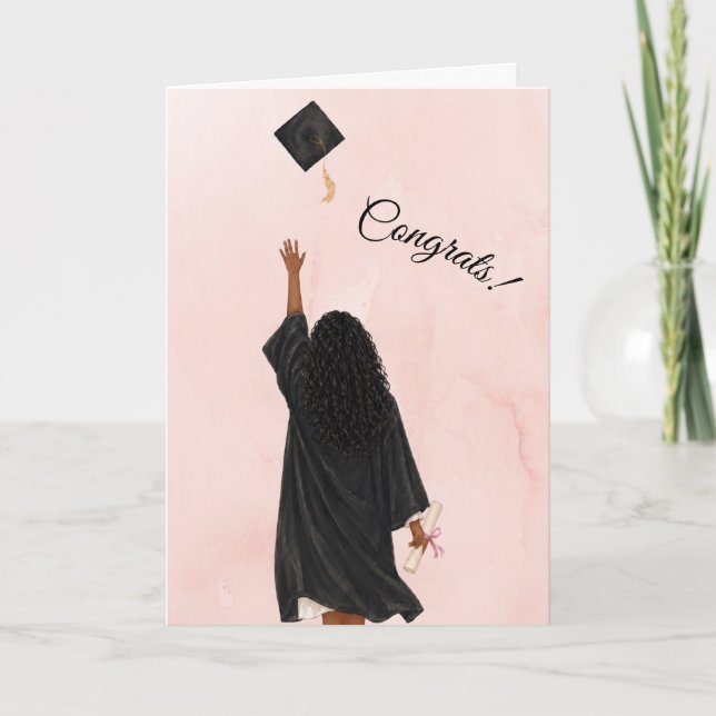 Carte de remise de diplôme 2026 pour elle (Devant)