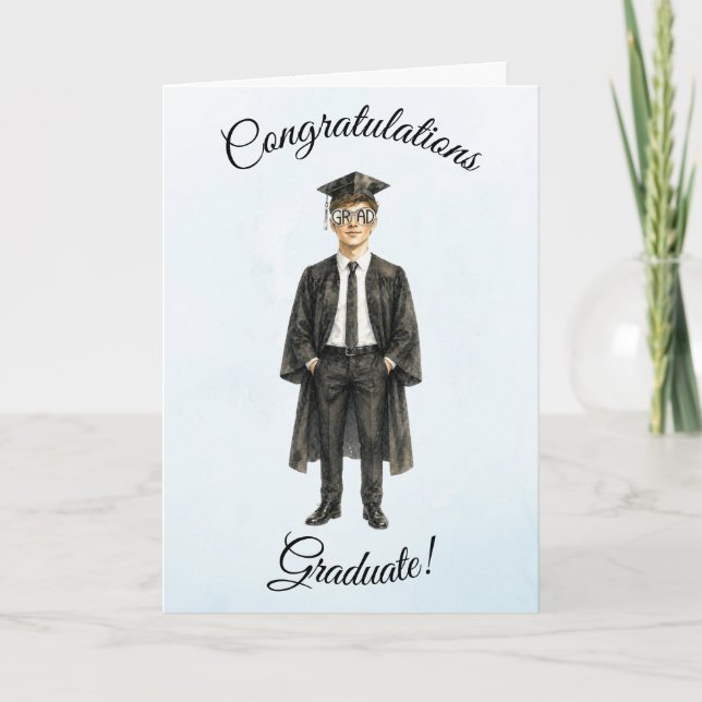 Carte de remise de diplôme 2026 pour Guy (Devant)