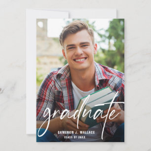 Carte de remise des diplômes avec photos personnal