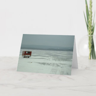 Carte de remorque de pêche de glace