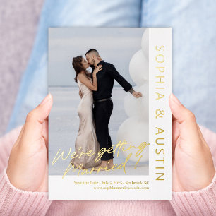 Carte de rendez-vous à conserver Simple Note FOIL 