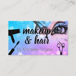 Carte De Rendez-vous Accessoires d'outil de maquillage et de cheveux