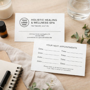 Carte De Rendez-vous Accompagnateur Thérapeute en Santé Holistique