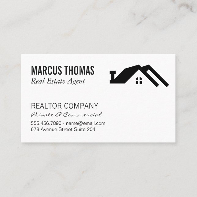 Carte De Rendez-vous Agent immobilier (Devant)