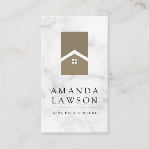 Carte De Rendez-vous Agent immobilier   Marbre   Investissement immobil