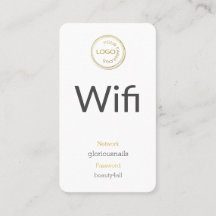 Ajoutez votre Logo Wifi Réseau et mot de passe en