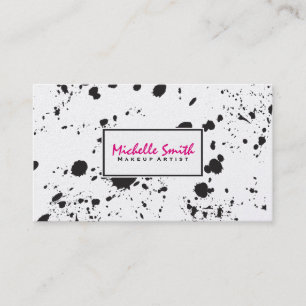 Carte De Rendez-vous Artistic Spatter II (carte de rendez-vous)