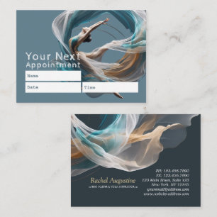 Carte De Rendez-vous Avion Air Yoga Instructeur Pilates Fitness