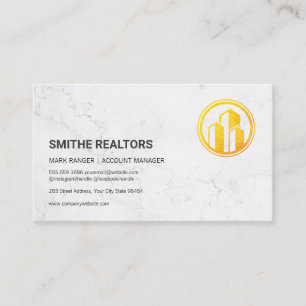 Carte De Rendez-vous Bâtiment d'entreprise Finances Immobilier