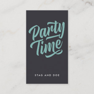 Carte De Rendez-vous Billet Heure de la fête