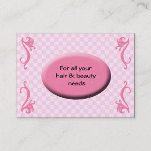 Carte De Rendez-vous Businesscards de salon de coiffure