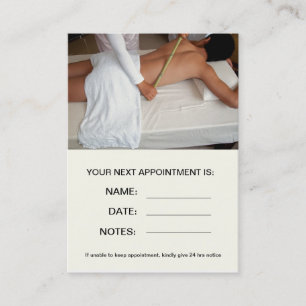 Carte de rendez-vous Cadaverine Beauty & Salon Spa
