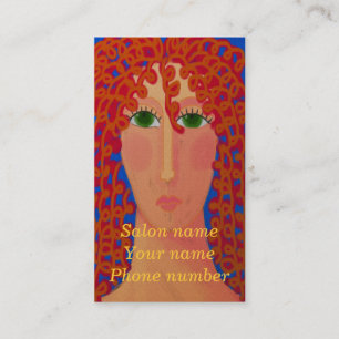 Carte De Rendez-vous Cheveux rouge curé